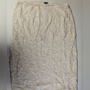 Wild Fable XXL Elegant Champagne Lace Skirt‎